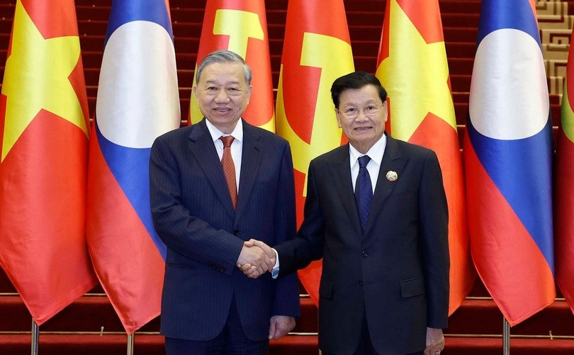 Những dấu ấn nổi bật chuyến thăm cấp Nh&agrave; nước tới L&agrave;o của Tổng B&iacute; thư T&ocirc; L&acirc;m - Ảnh 1.