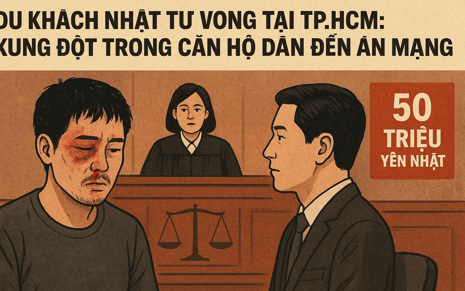 TPHCM: Cãi nhau chuyện rửa bát, du khách Nhật đánh đồng hương tử vong