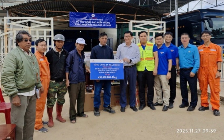 EVNGENCO3 hỗ trợ khẩn cấp tại miền Trung - Tây Nguyên sau bão lũ