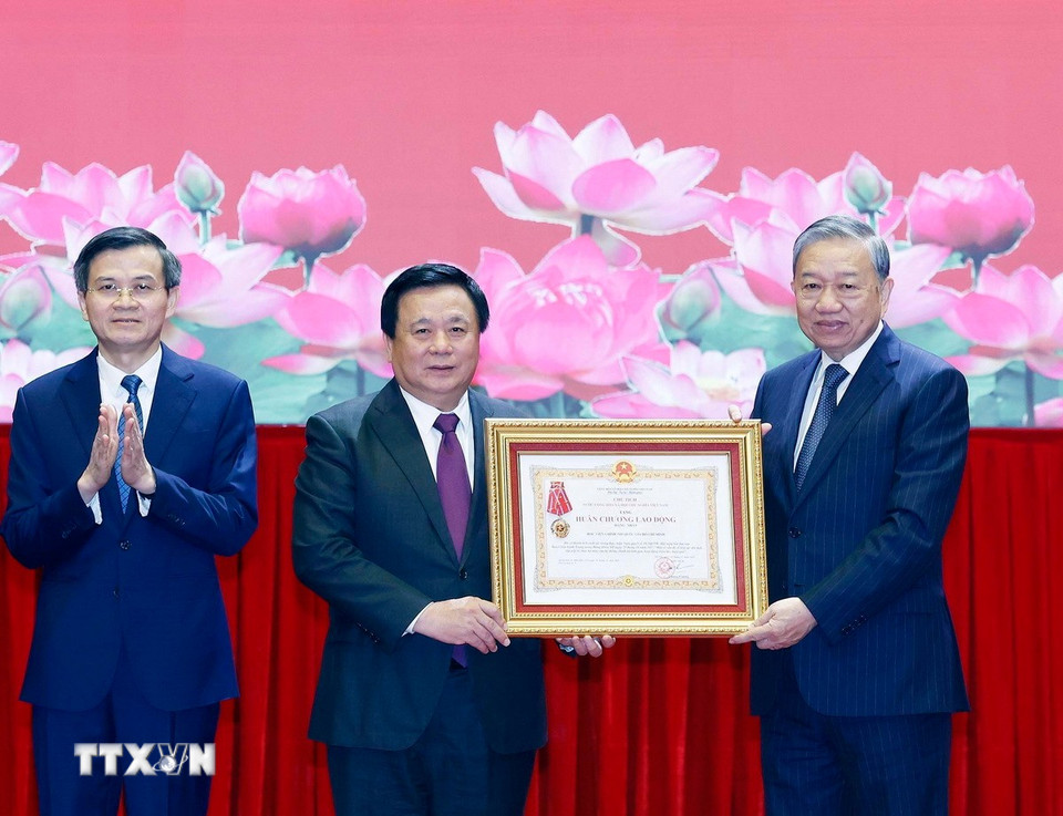 Tổng B&iacute; thư T&ocirc; L&acirc;m: Đ&agrave;o tạo c&aacute;n bộ xuất ph&aacute;t từ nhu cầu của Đảng, của đất nước v&agrave; ch&iacute;nh người học - Ảnh 2.