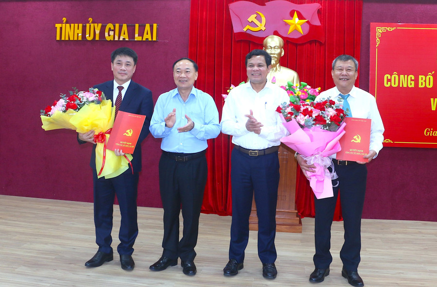 Gia Lai, Quảng Ngãi có tân Chủ nhiệm Ủy ban Kiểm tra Tỉnh ủy - Ảnh 1.