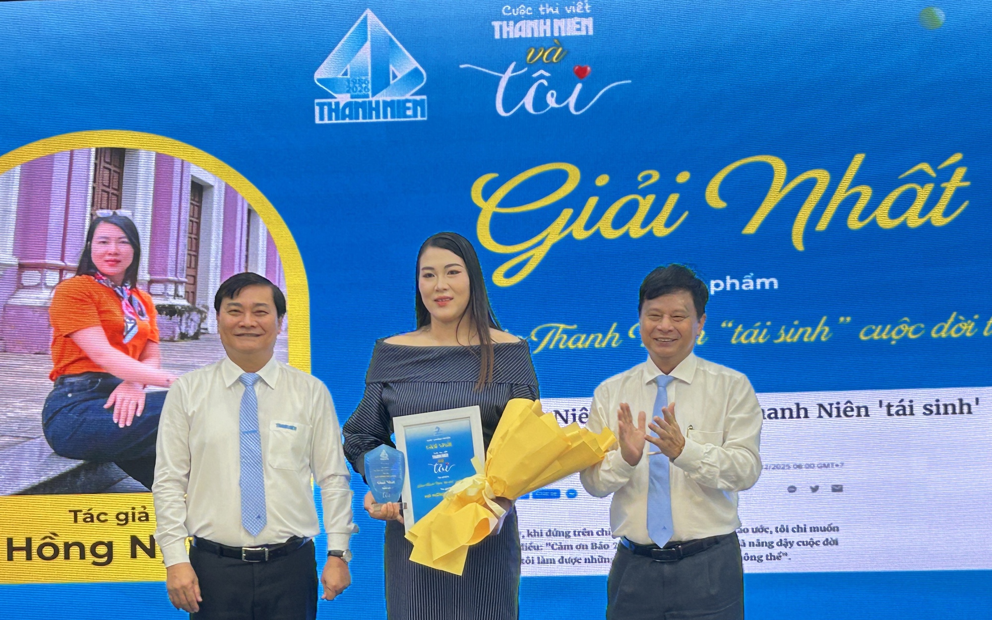 Trao giải cuộc thi viết "Thanh Niên và tôi"