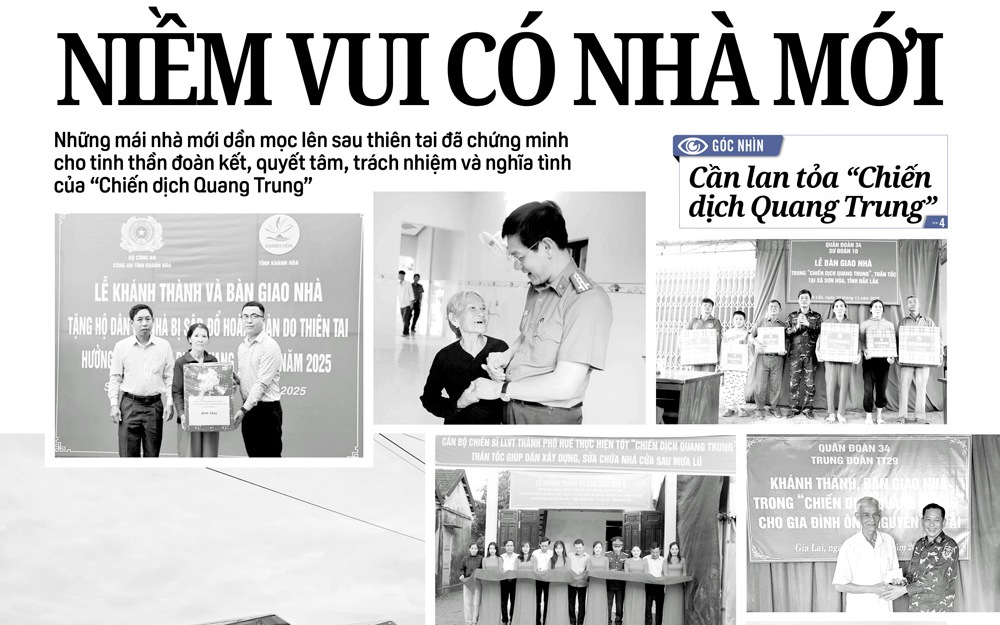 Báo in ngày 31-12: Niềm vui có nhà mới