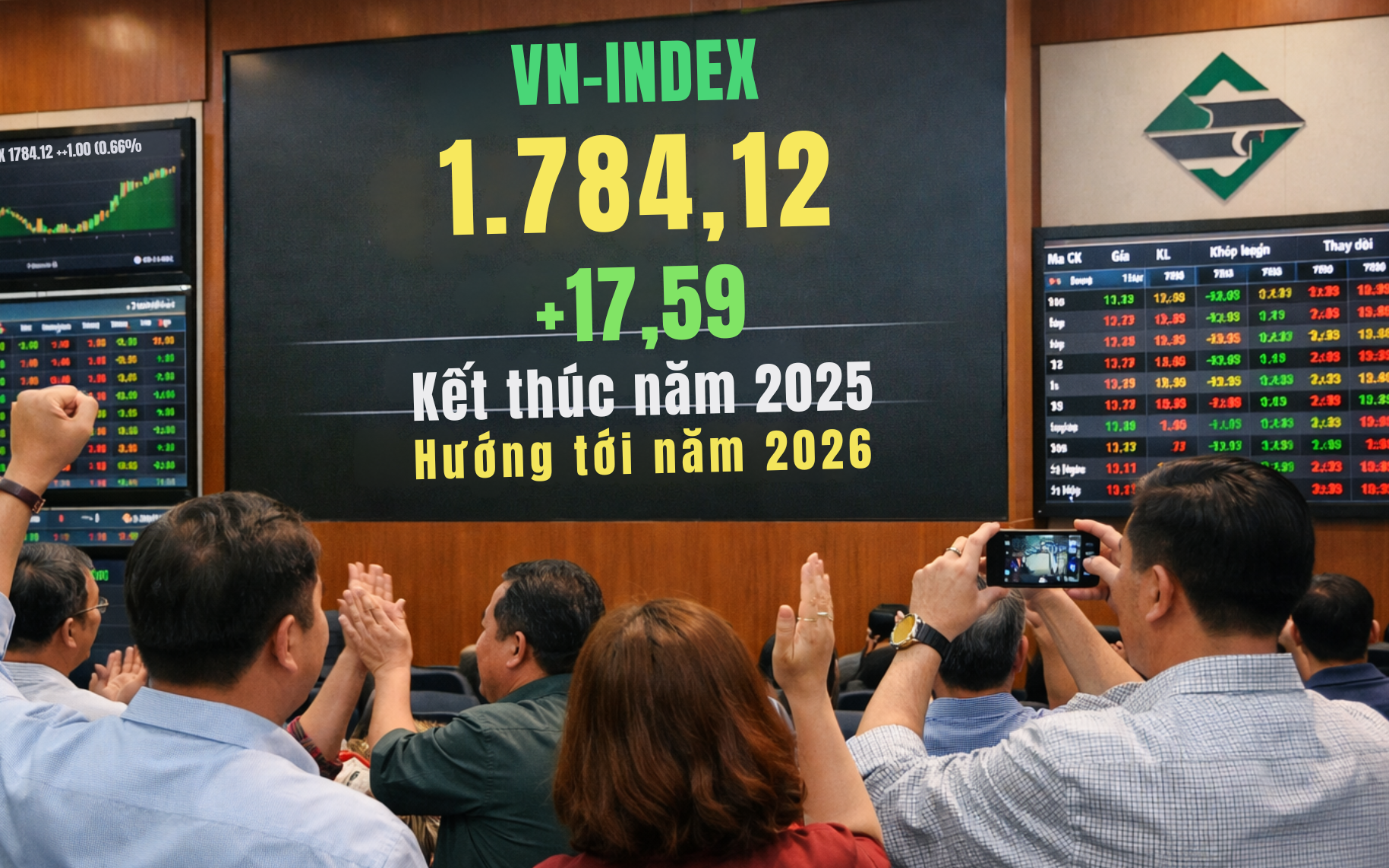Chứng khoán cuối ngày cuối năm: VN-Index áp sát 1.800 điểm, "tiệc vui" chỉ dành cho nhóm trụ