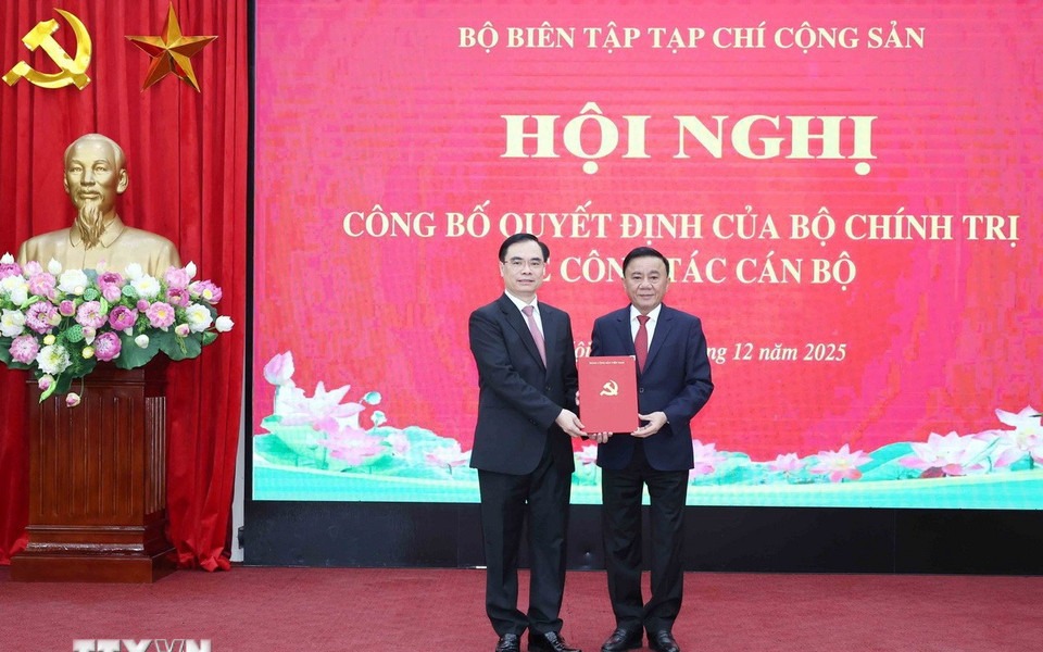 Bộ Chính trị bổ nhiệm ông Dương Trung Ý giữ chức Tổng Biên tập Tạp chí Cộng sản