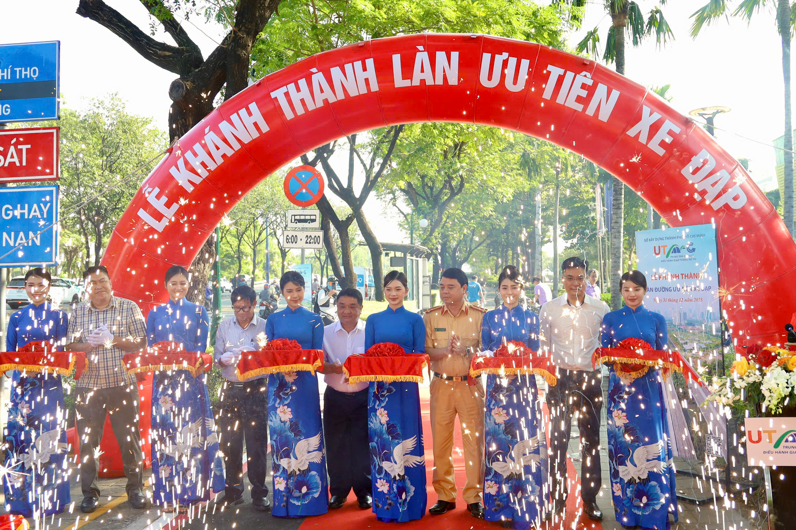 L&agrave;n xe đạp đầu ti&ecirc;n tại TPHCM tr&ecirc;n đại lộ Mai Ch&iacute; Thọ ch&iacute;nh thức vận h&agrave;nh - Ảnh 4.