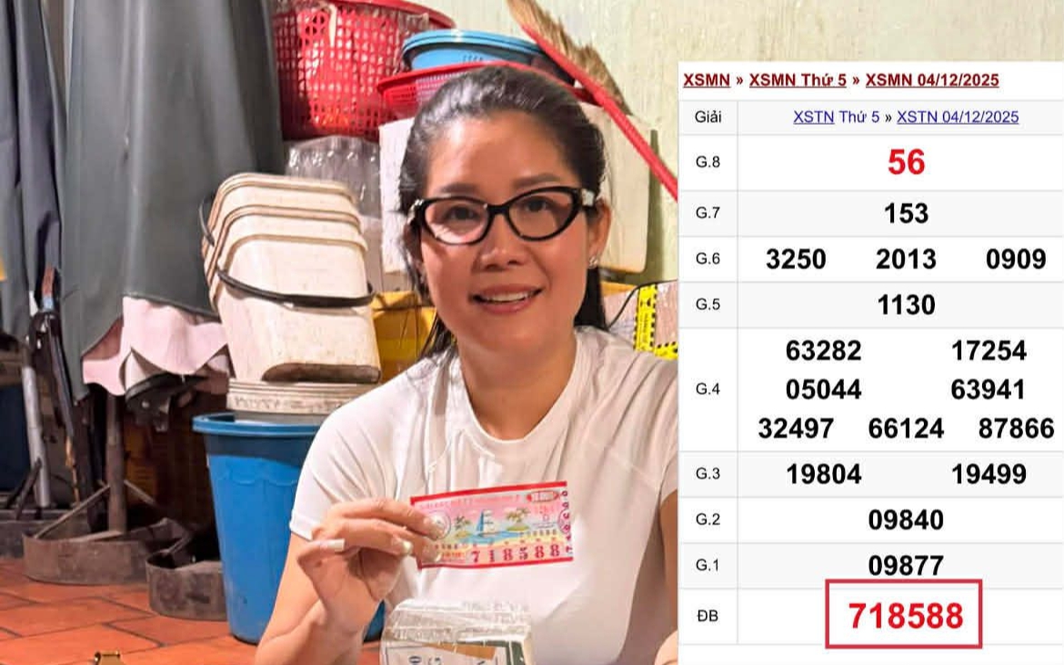 Xổ số miền Nam: Nhiều người phấn khích với giải độc đắc của vé số Tây Ninh
