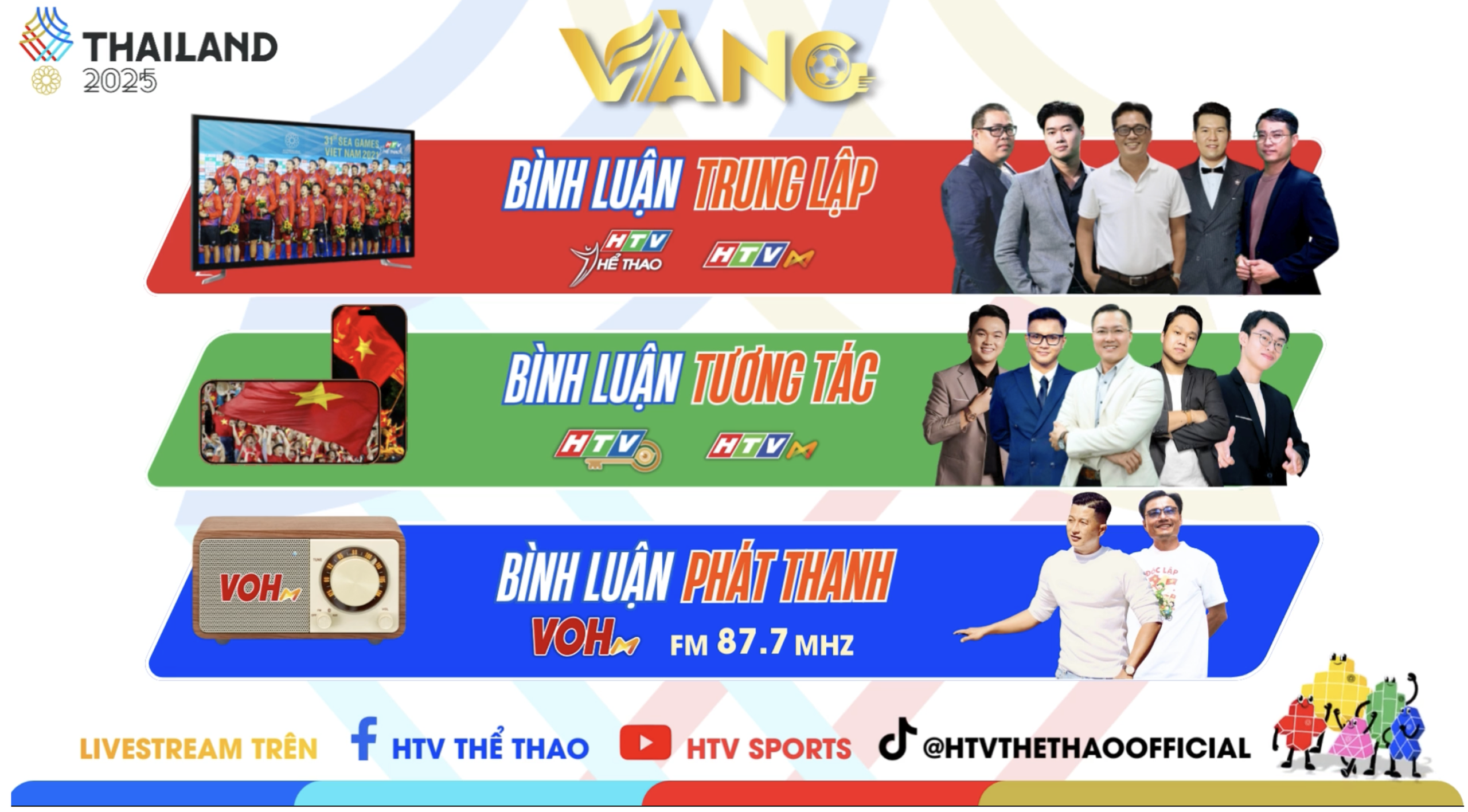 HTV chuẩn bị "phủ s&oacute;ng V&agrave;ng" SEA Games 33 với loạt chương tr&igrave;nh đa nền tảng - Ảnh 1.