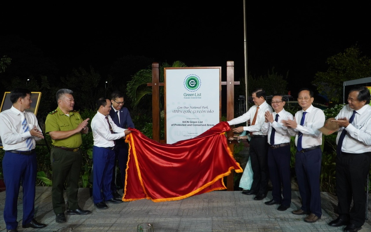 Con Dao National Park added to the IUCN Green List