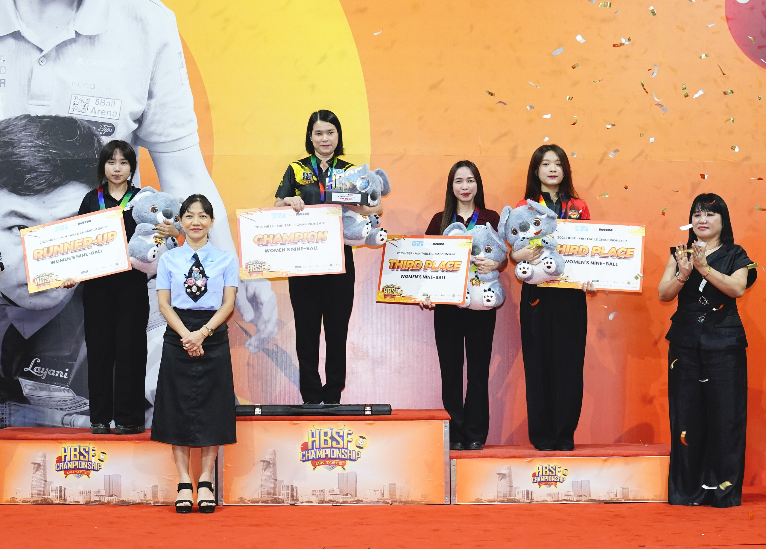 Trần Quyết Chiến đăng quang ng&ocirc;i v&ocirc; địch 3 băng Giải HBSF MIN Table 2025 - Ảnh 3.