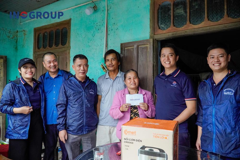 H&agrave;nh tr&igrave;nh "ngược gi&oacute;" về miền Trung: Tập đo&agrave;n INOGROUP trao y&ecirc;u thương đến b&agrave; con v&ugrave;ng lũ - Ảnh 2.