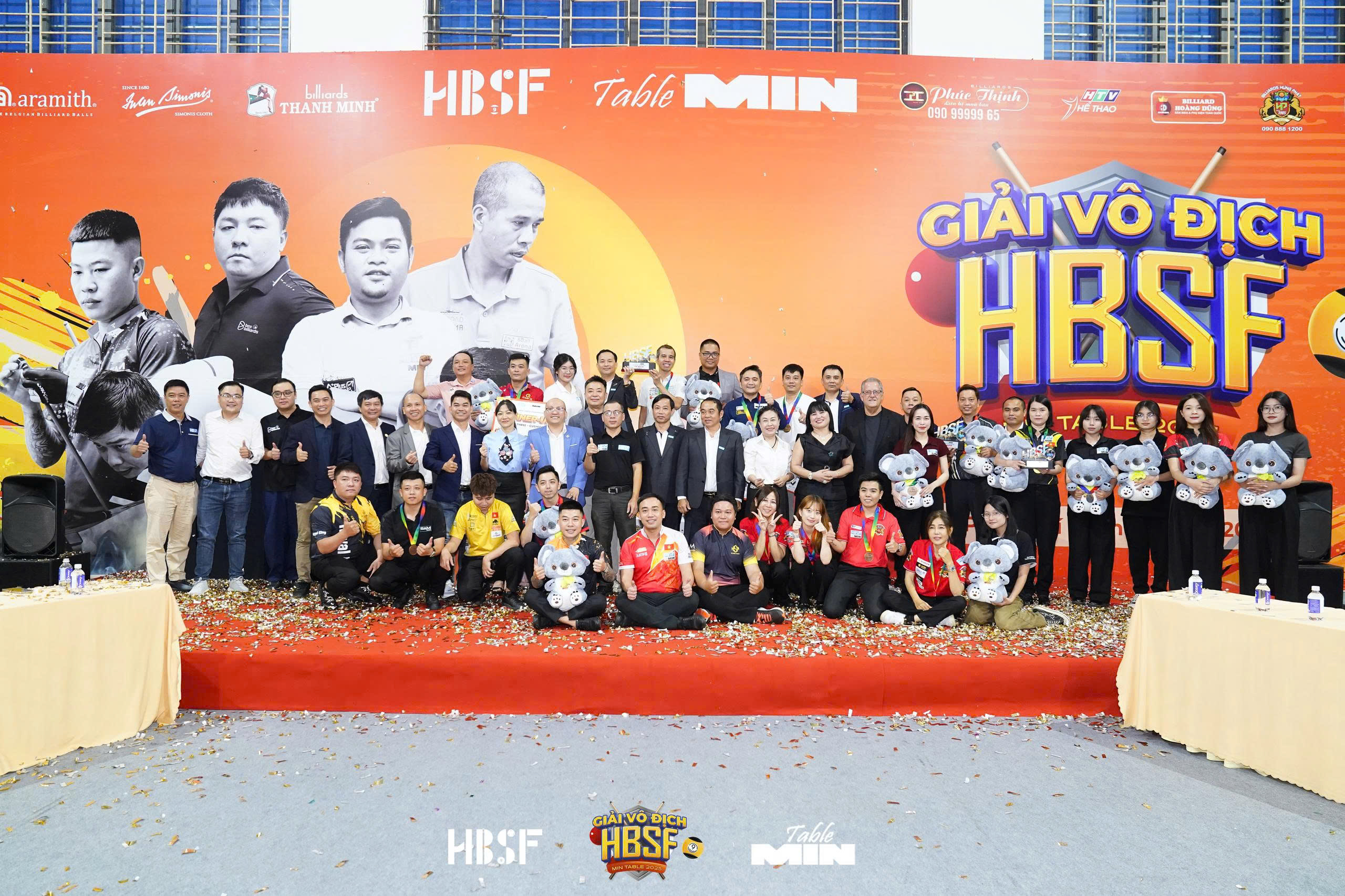 Trần Quyết Chiến đăng quang ng&ocirc;i v&ocirc; địch 3 băng Giải HBSF MIN Table 2025 - Ảnh 5.