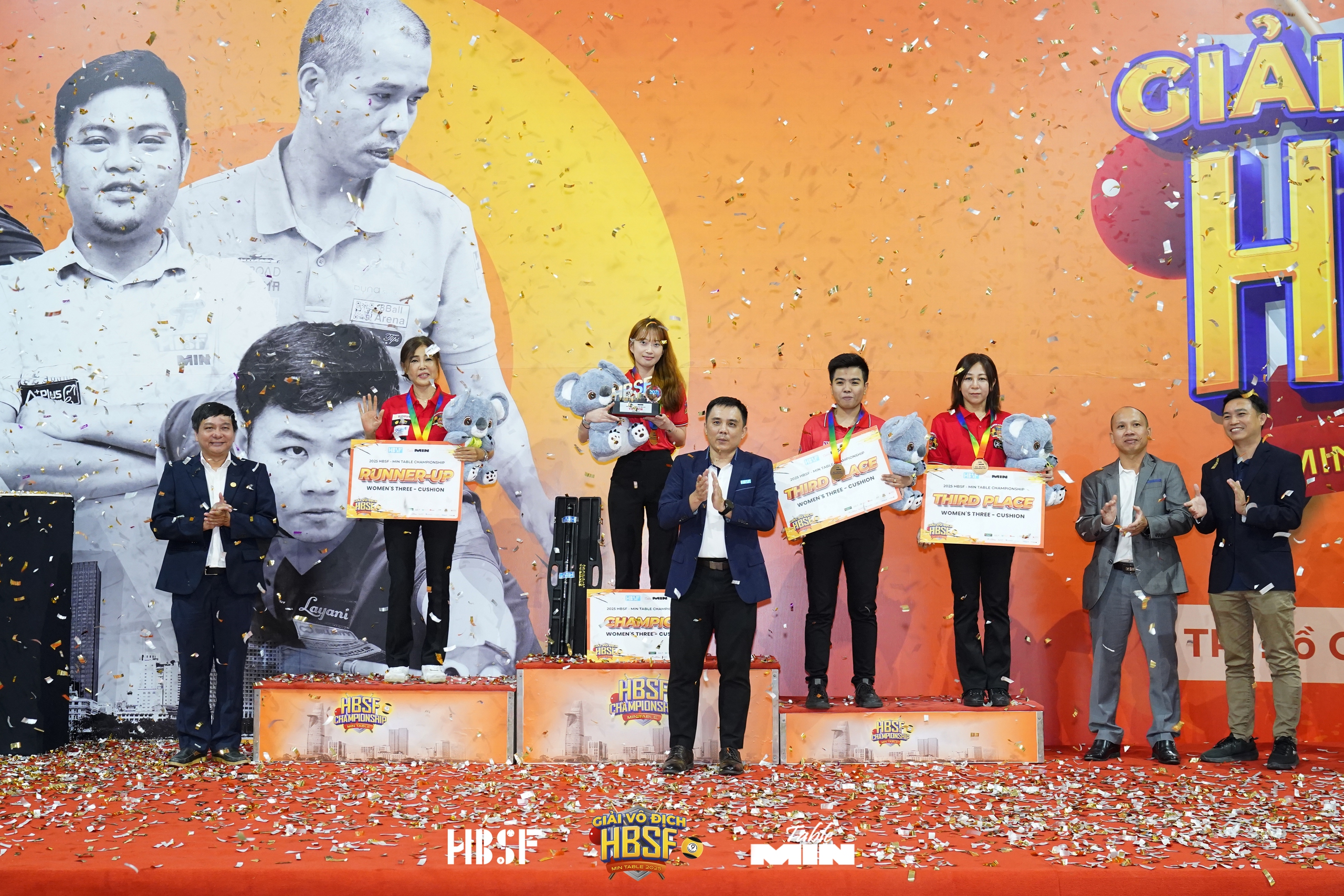 Trần Quyết Chiến đăng quang ng&ocirc;i v&ocirc; địch 3 băng Giải HBSF MIN Table 2025 - Ảnh 4.