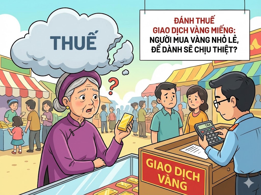 Đ&aacute;nh thuế giao dịch v&agrave;ng miếng: Người mua v&agrave;ng nhỏ lẻ, để d&agrave;nh sẽ chịu thiệt? - Ảnh 1.