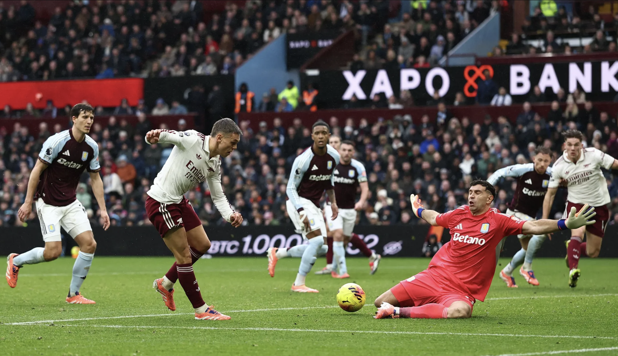 Buendía gieo sầu phút cuối, Aston Villa quật ngã Arsenal ở Villa Park - Ảnh 2.