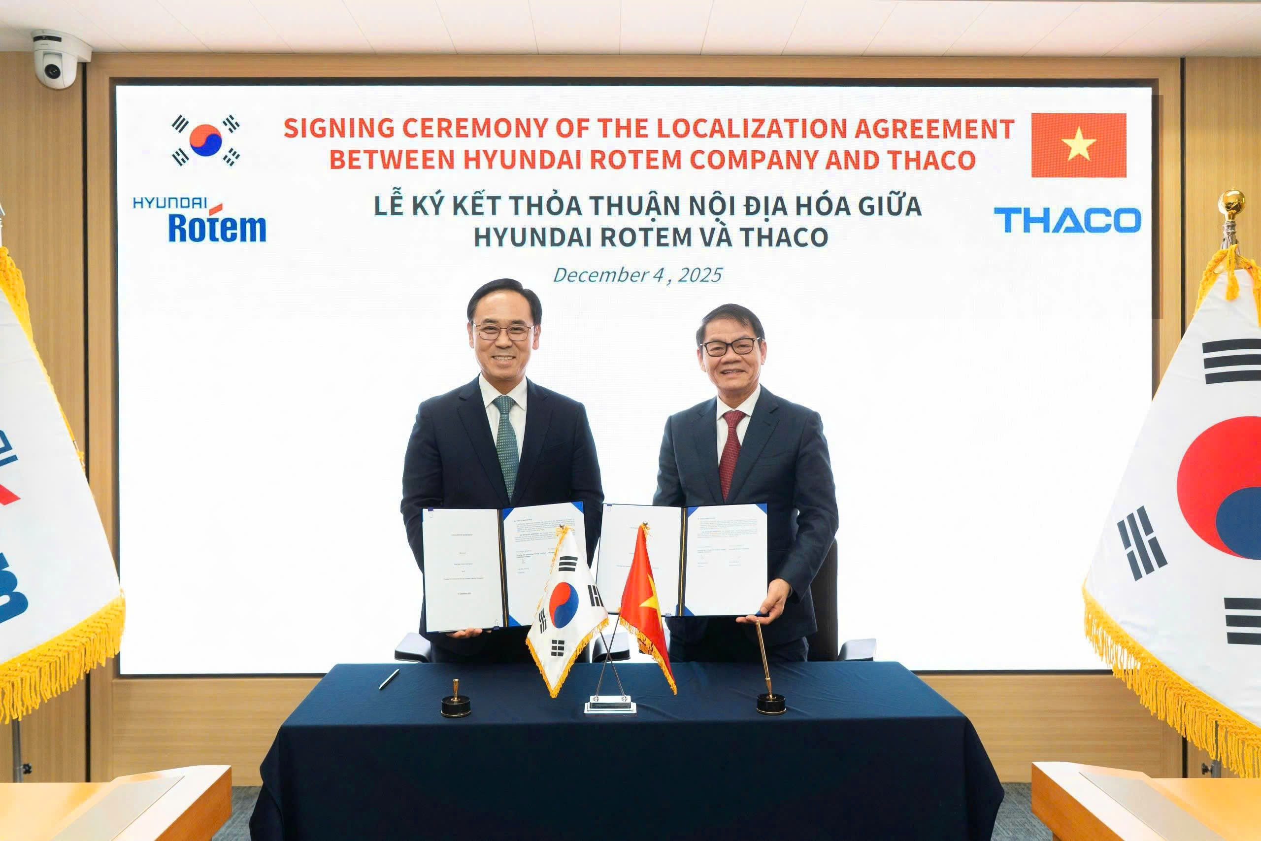 THACO hợp t&aacute;c với Hyundai Rotem x&acirc;y dựng Tổ hợp c&ocirc;ng nghiệp đường sắt tại TP HCM - Ảnh 3.