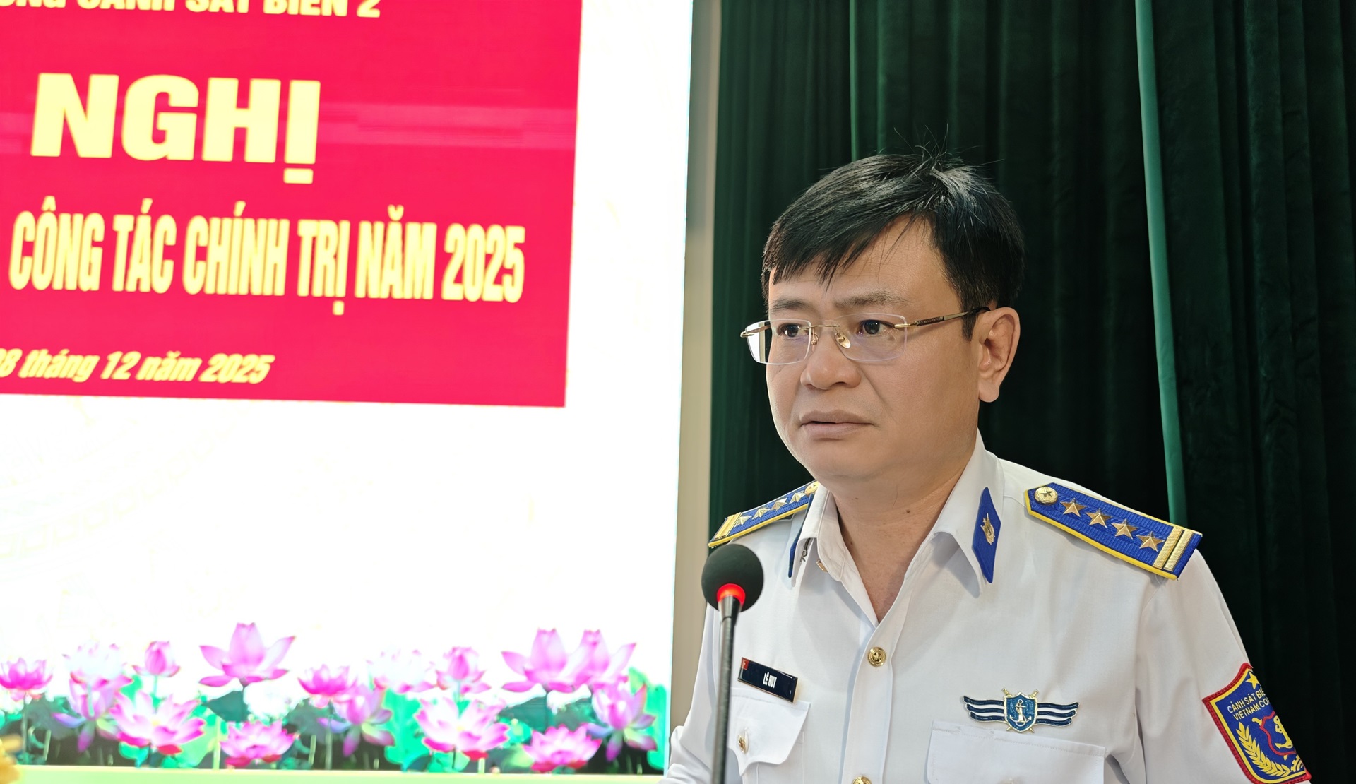 V&ugrave;ng Cảnh s&aacute;t biển 2 tổng kết c&ocirc;ng t&aacute;c Đảng, c&ocirc;ng t&aacute;c Ch&iacute;nh trị năm 2025 - Ảnh 1.