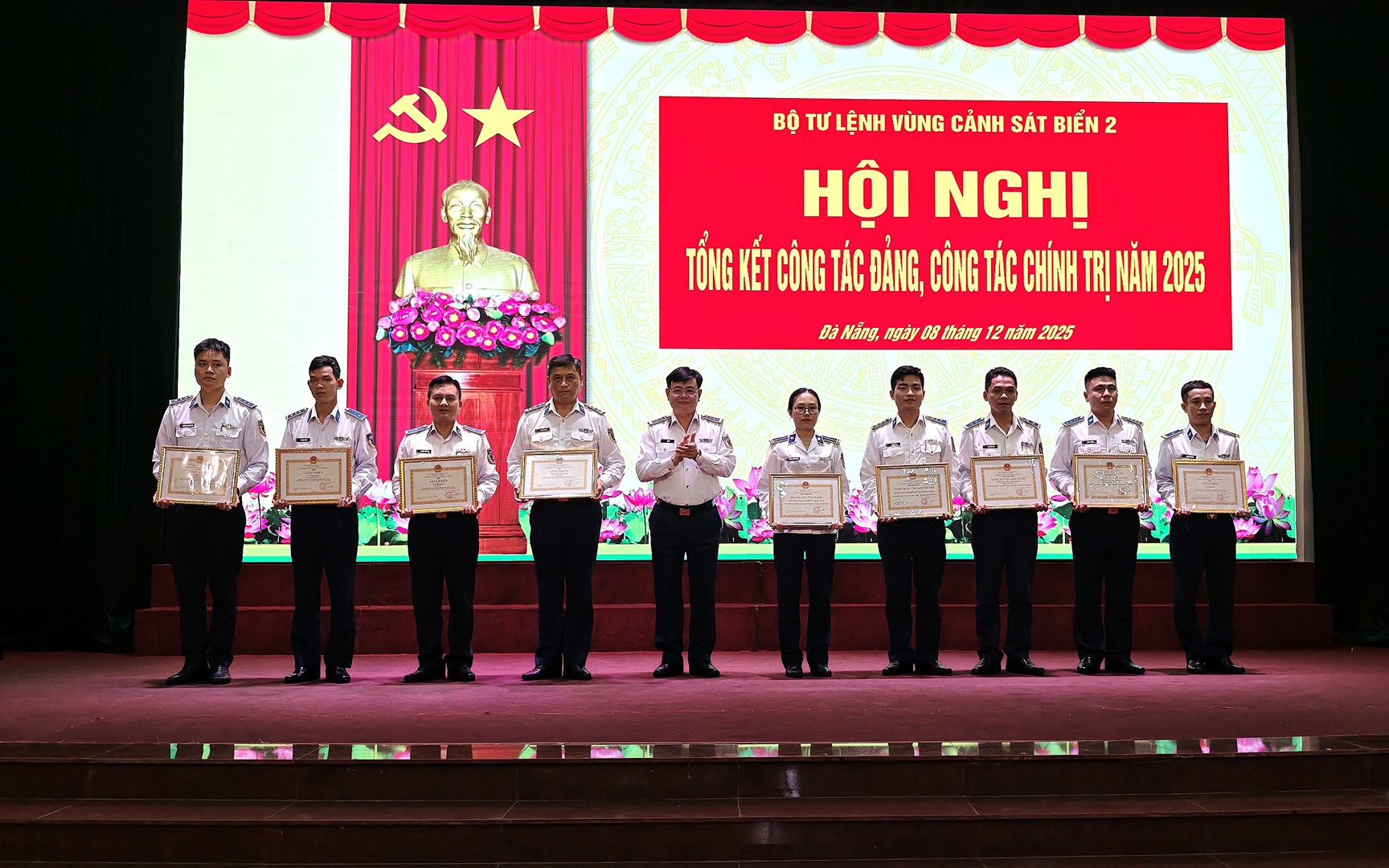 Vùng Cảnh sát biển 2 tổng kết công tác Đảng, công tác Chính trị năm 2025