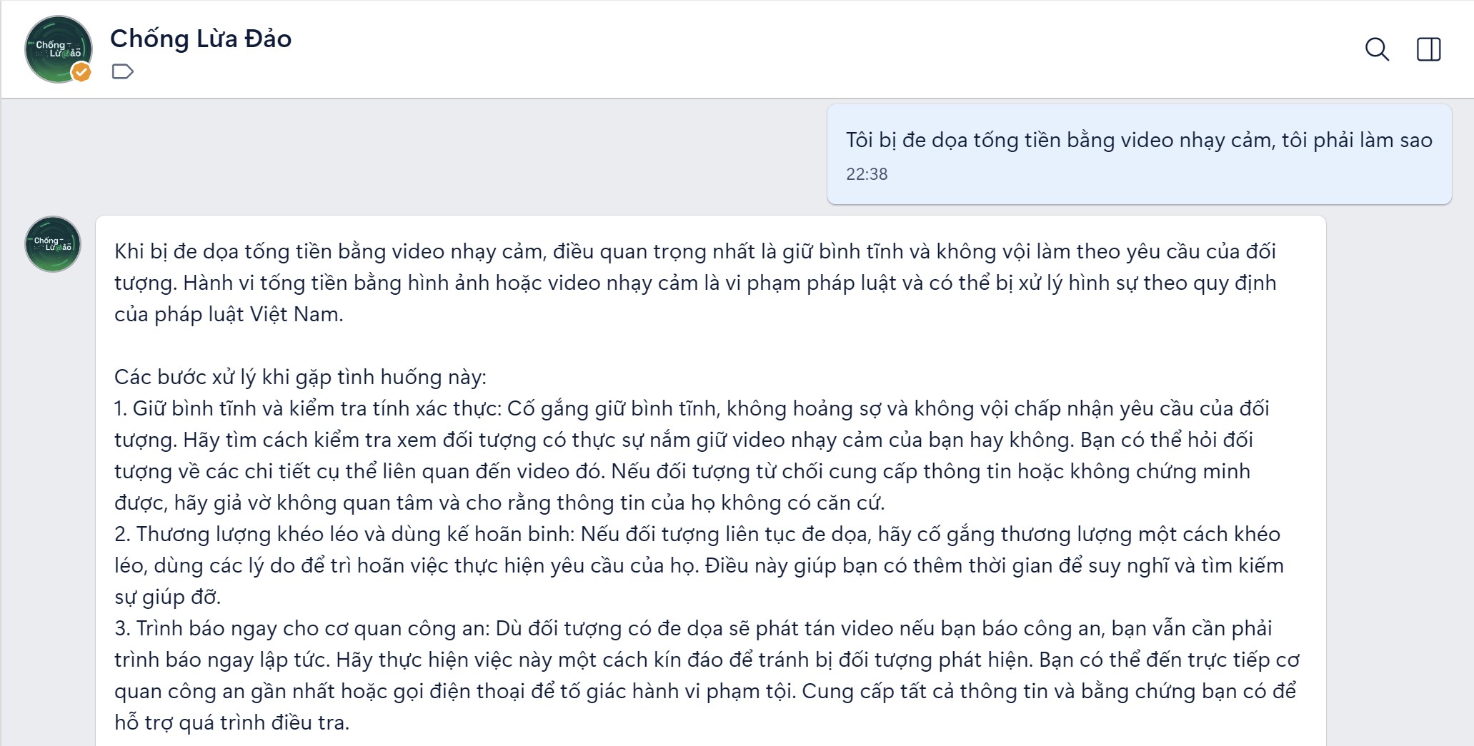 Chống lừa đảo ra mắt Chatbot AI trên Zalo: bảo vệ người dùng Việt 24/7 - Ảnh 12.