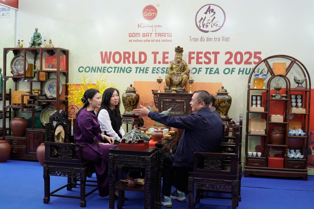 An Thổ T&uacute;c khẳng định vị thế tr&agrave; v&agrave; gốm sứ Việt tại Lễ hội Tr&agrave; Quốc tế - World Tea Fest 2025 - Ảnh 3.