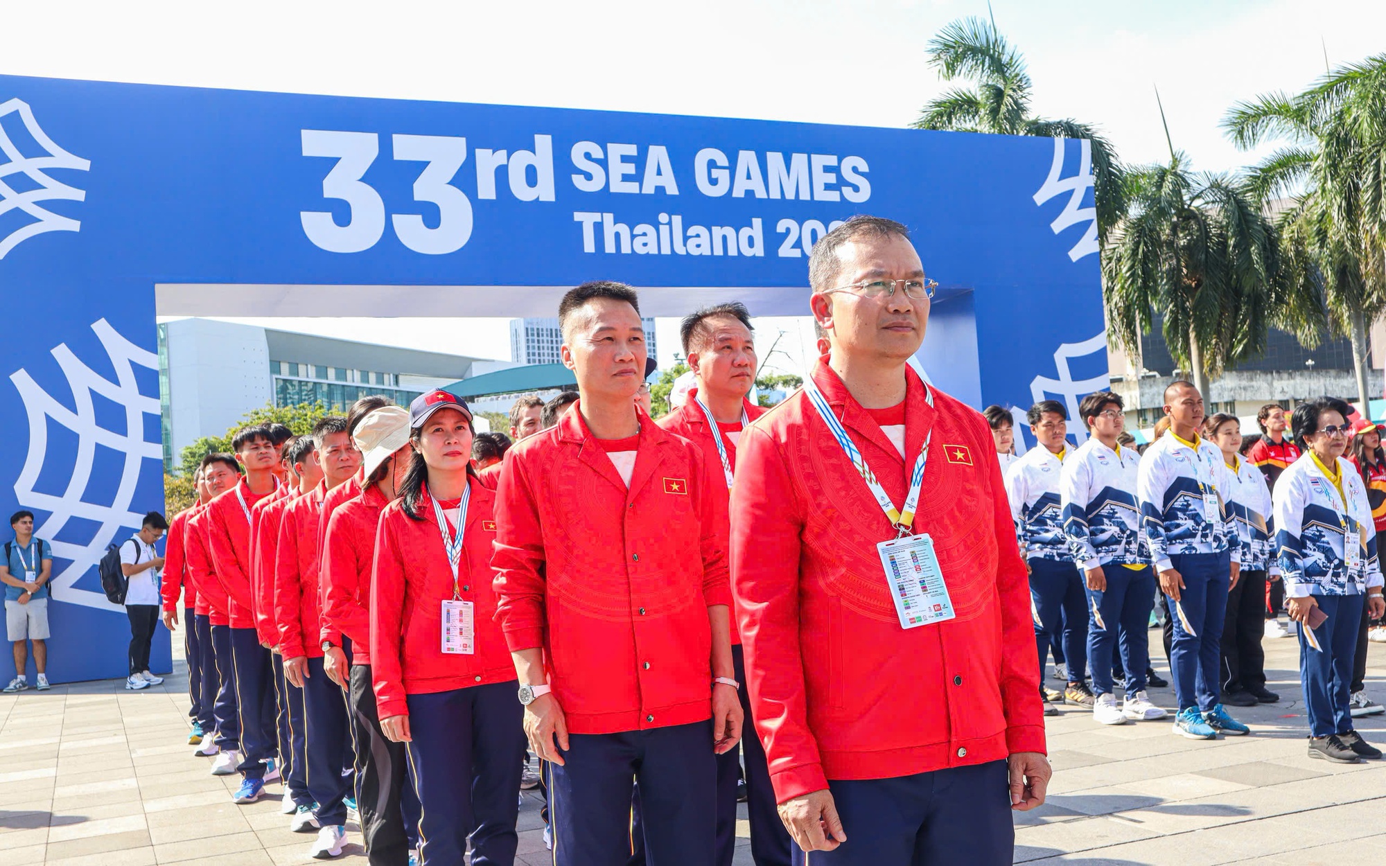 Quốc kỳ Việt Nam tung bay tại SEA Games 33