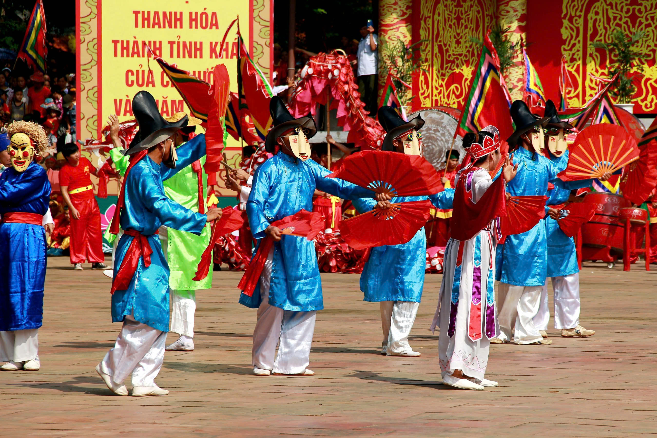 Bí ẩn trò diễn ngàn năm, người diễn phải đeo mặt nạ ở xứ Thanh- Ảnh 6.