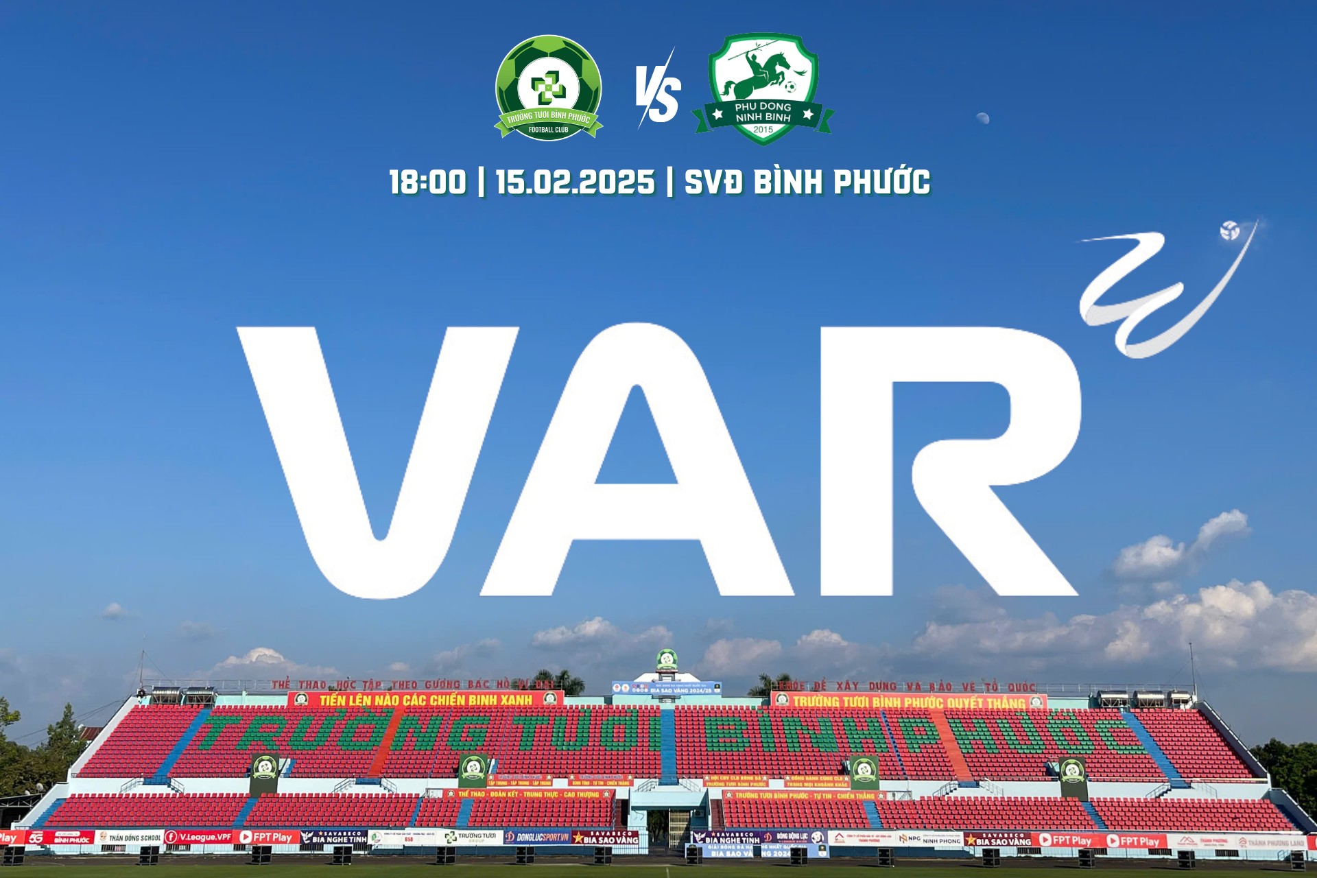 VAR từ V-League đến Giải Hạng nhất, đại chiến Bình Phước - Ninh Bình "đi tiên phong"- Ảnh 1.