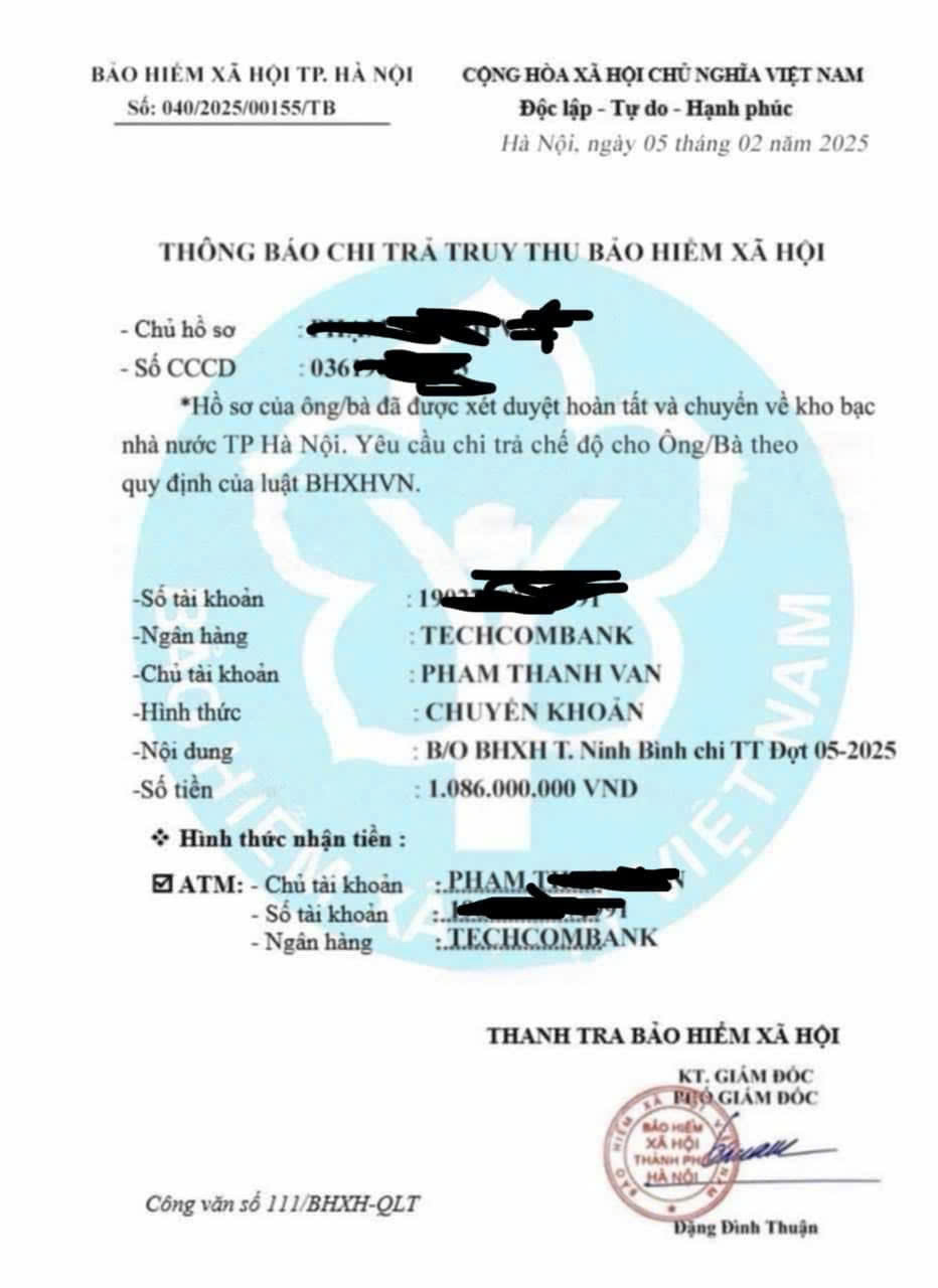 Cảnh b&aacute;o lừa đảo chi trả truy thu BHXH- Ảnh 1.