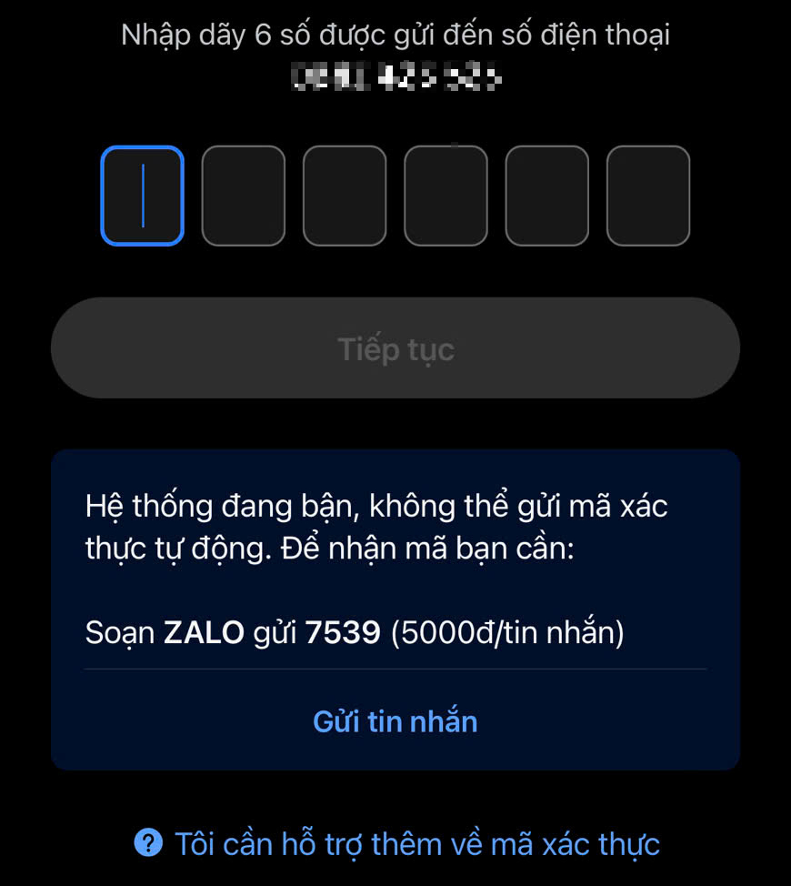 Người d&ugrave;ng ngỡ ng&agrave;ng khi tạo t&agrave;i khoản Zalo, lấy lại mật khẩu bị mất ph&iacute;- Ảnh 1.