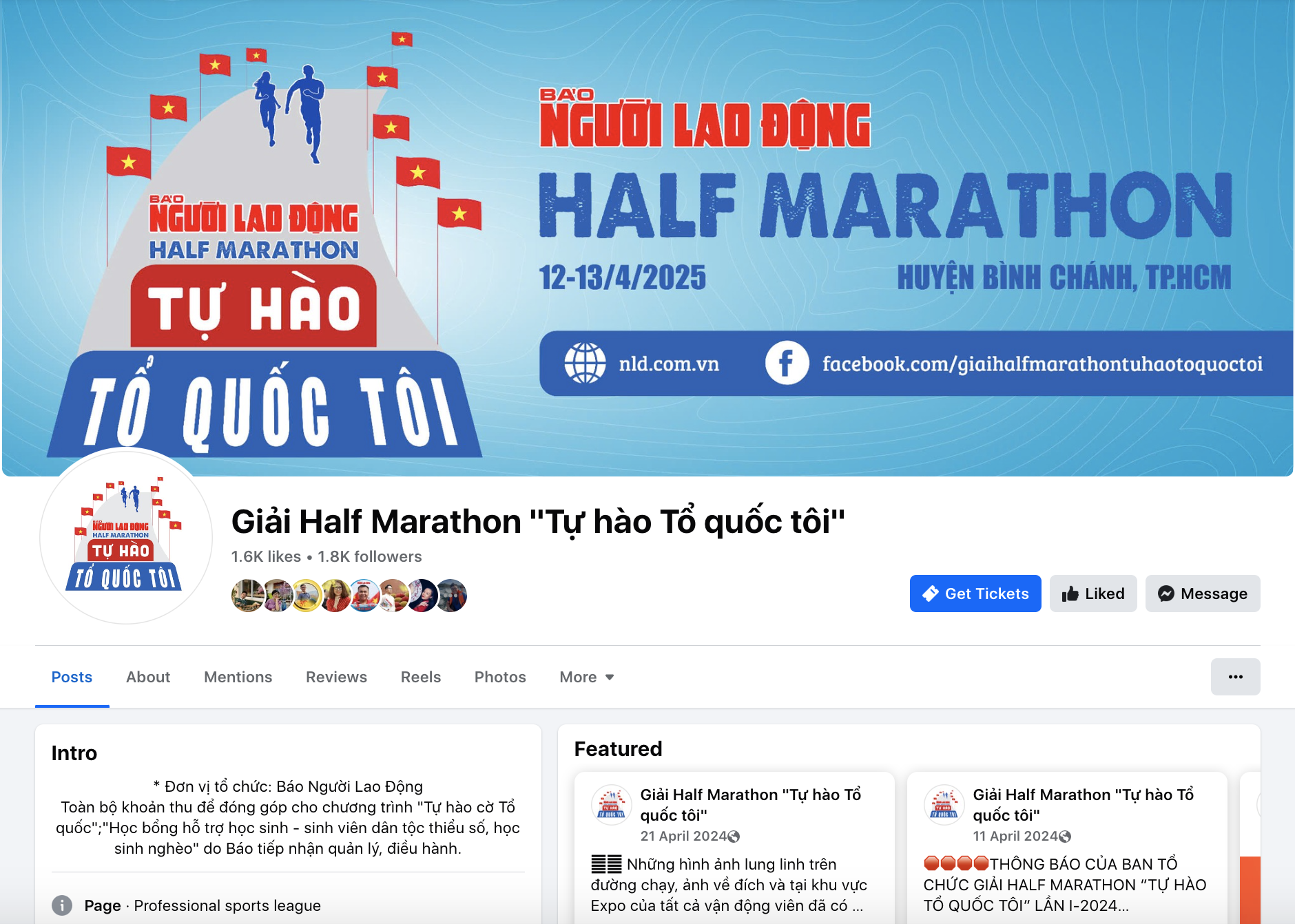 Cảnh báo fanpage giả mạo Giải Half Marathon "Tự hào Tổ quốc tôi"- Ảnh 1.