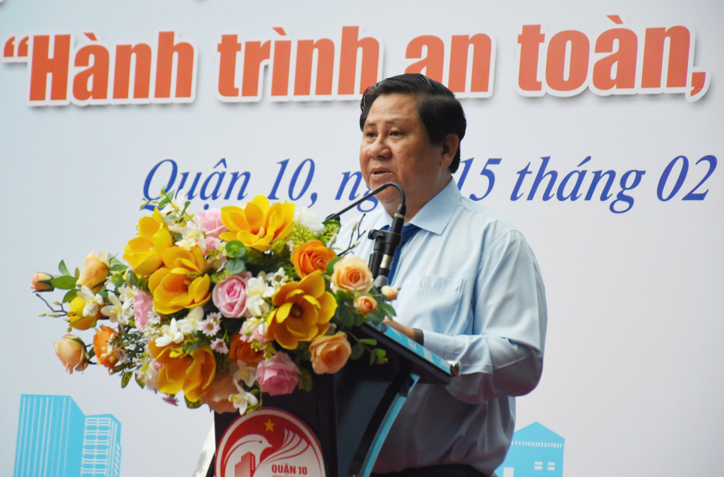 Quận 10 - TP HCM ra qu&acirc;n thực hiện Năm An to&agrave;n giao th&ocirc;ng 2025- Ảnh 3.