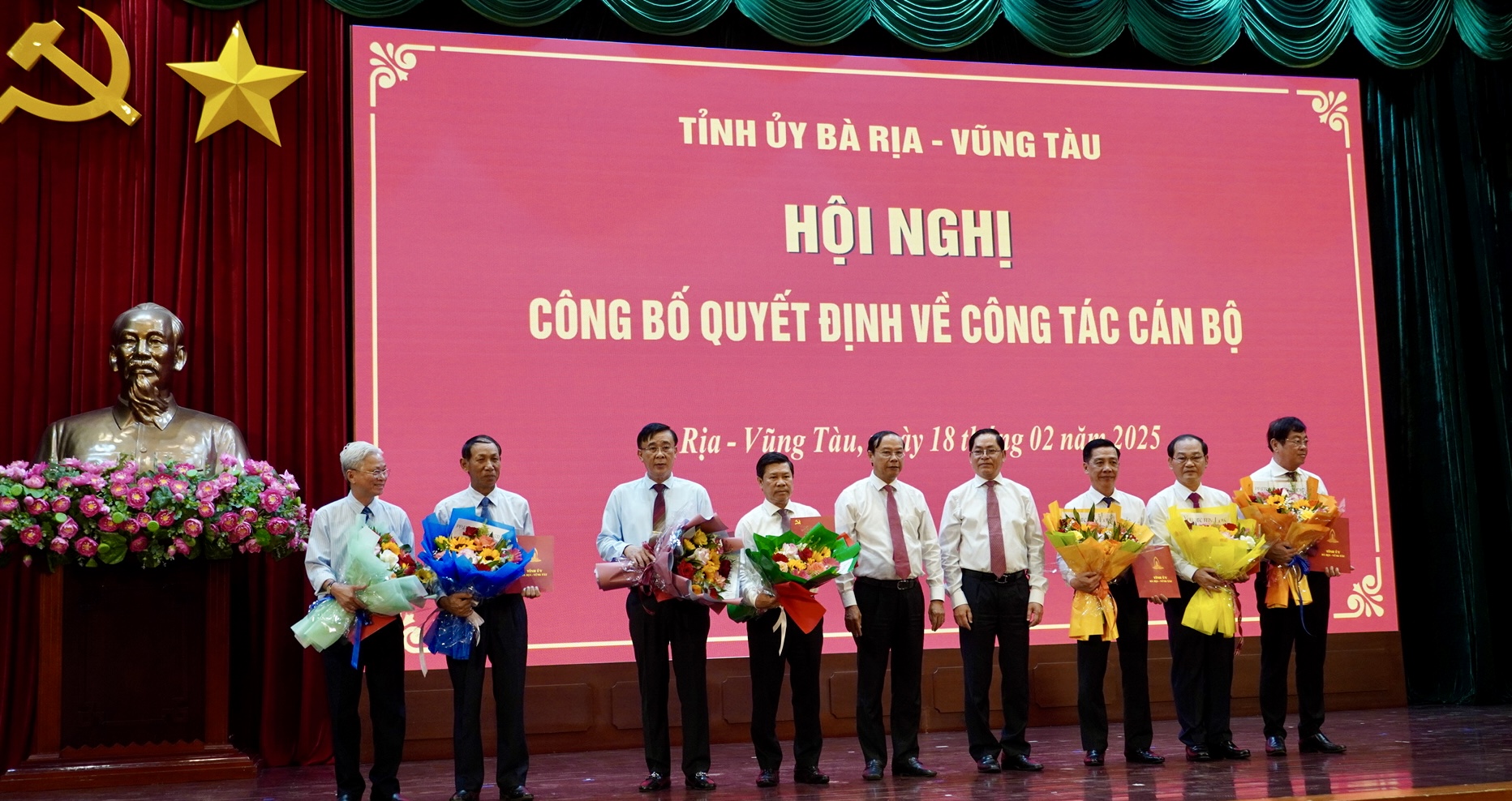 C&ocirc;ng bố h&agrave;ng loạt quyết định nh&acirc;n sự chủ chốt của B&agrave; Rịa- Vũng T&agrave;u - Ảnh 1.