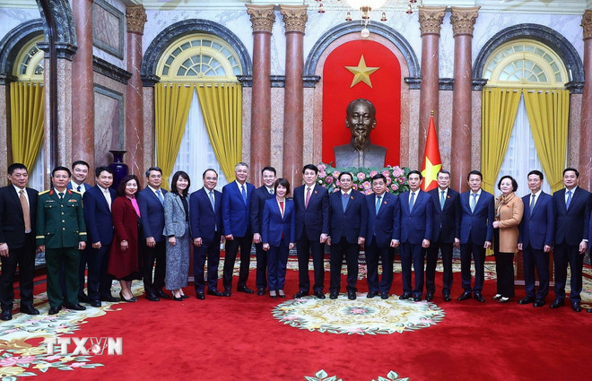 Chủ tịch nước Lương Cường trao quyết định bổ nhiệm 2 Ph&oacute; Thủ tướng v&agrave; 4 Bộ trưởng- Ảnh 4.