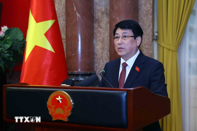 Chủ tịch nước Lương Cường trao quyết định bổ nhiệm 2 Ph&oacute; Thủ tướng v&agrave; 4 Bộ trưởng- Ảnh 2.