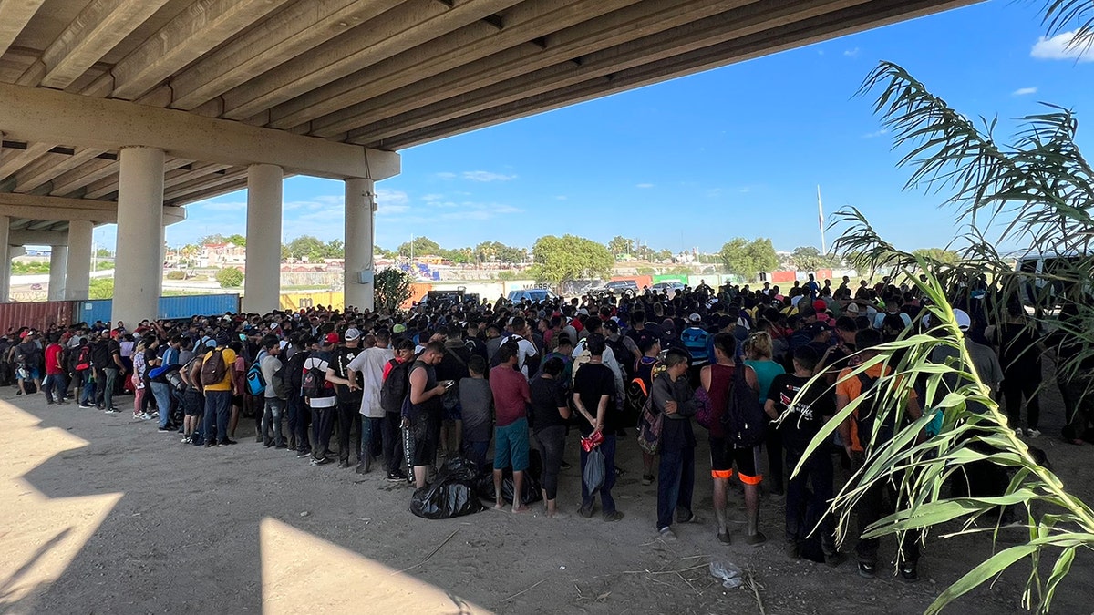 Sept. 20, 2023: Migrants mostly from Venezuela move into Eagle Pass, Texas.