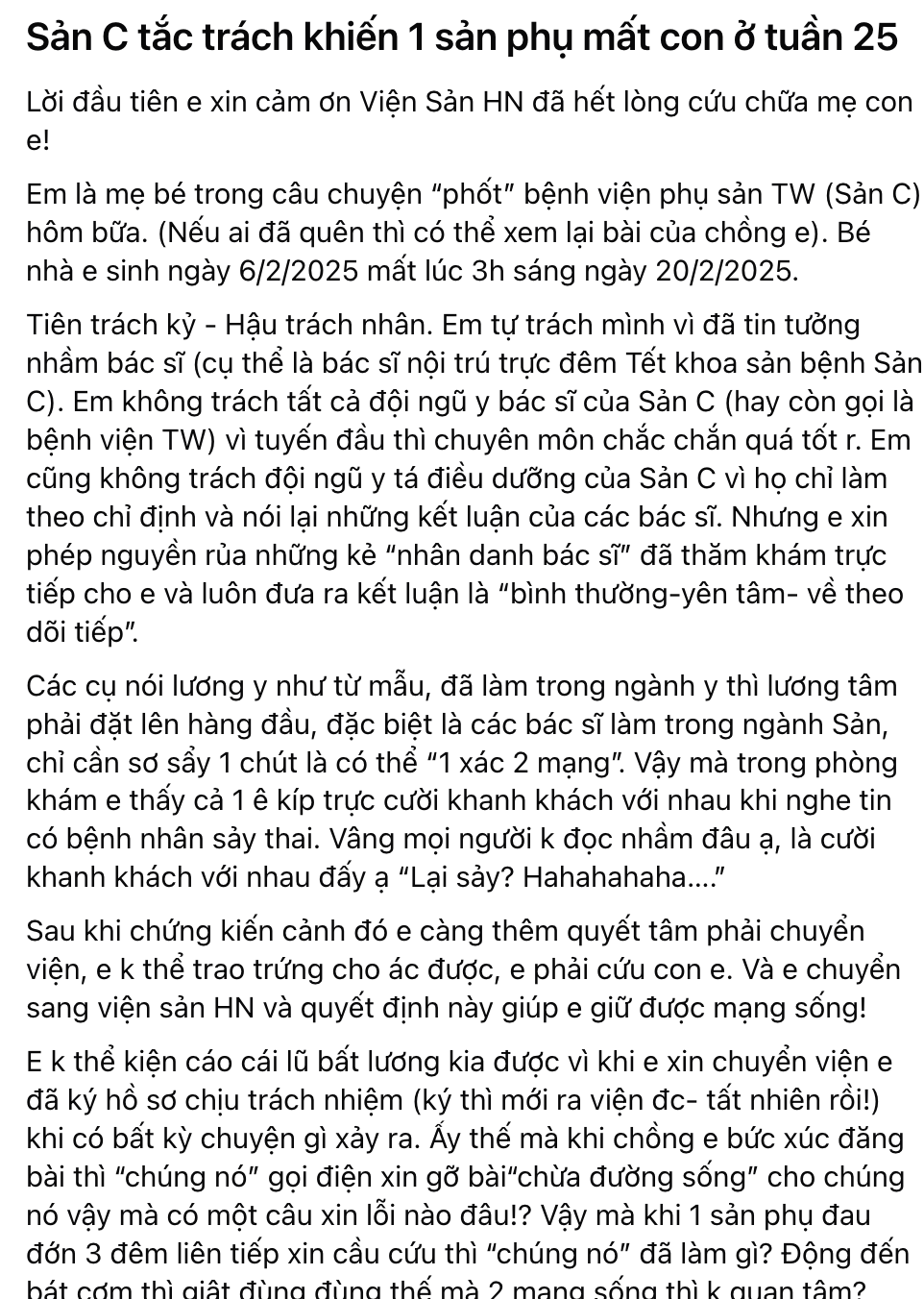 Sản phụ tố bệnh viện sản khoa đầu ngành tắc trách, bệnh viện nói điều trị đúng phác đồ- Ảnh 3.