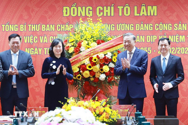 Tổng B&iacute; thư T&ocirc; L&acirc;m: Th&aacute;o gỡ kh&oacute; khăn, r&agrave;o cản, n&uacute;t thắt để ng&agrave;nh y tế vươn dậy- Ảnh 3.