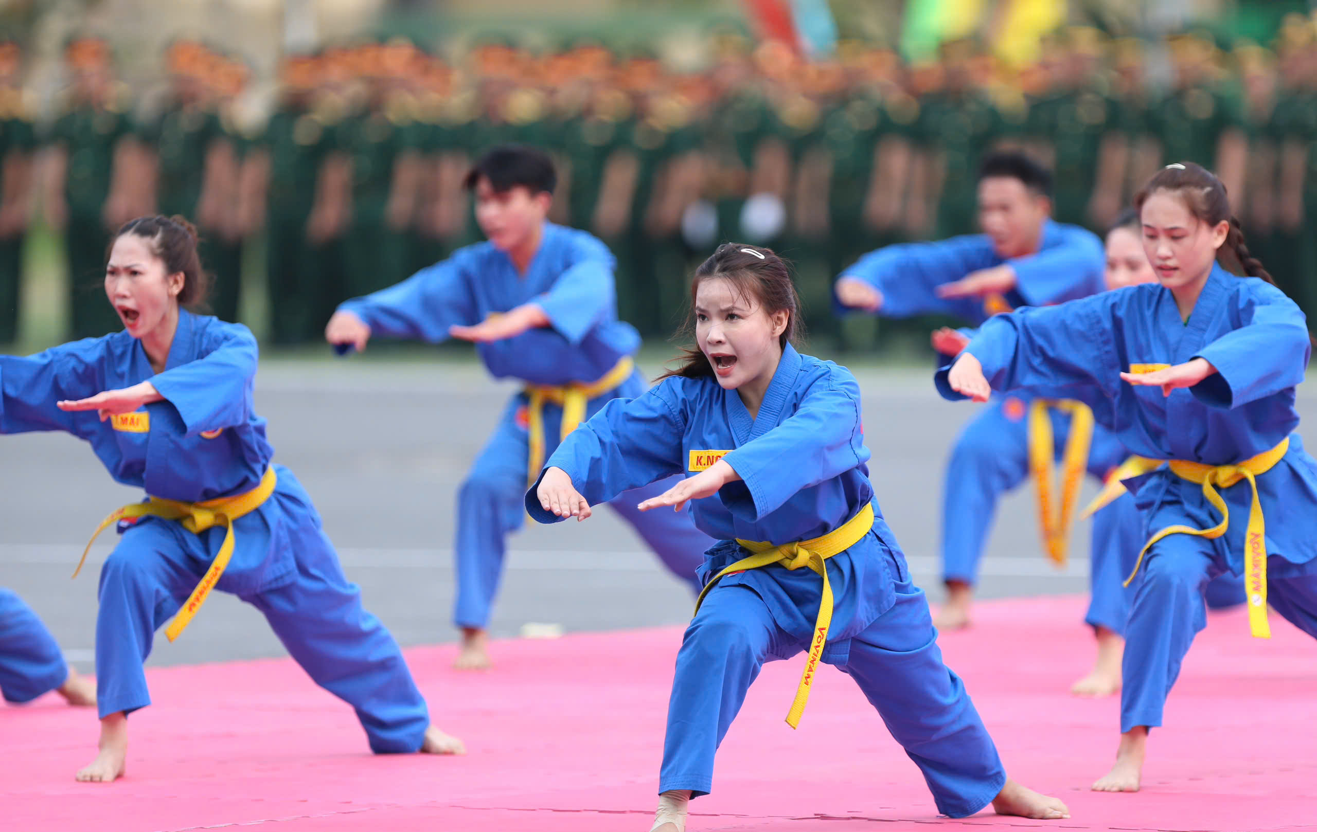 H&igrave;nh ảnh h&agrave;o h&ugrave;ng của Lực lượng vũ trang TP HCM trong lễ ra qu&acirc;n huấn luyện- Ảnh 10.