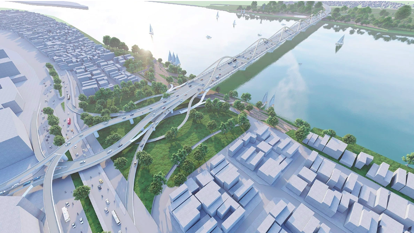 H&agrave; Nội chốt khởi c&ocirc;ng 3 cầu vượt s&ocirc;ng Hồng năm 2025, tổng đầu tư 47.982 tỉ đồng- Ảnh 1.