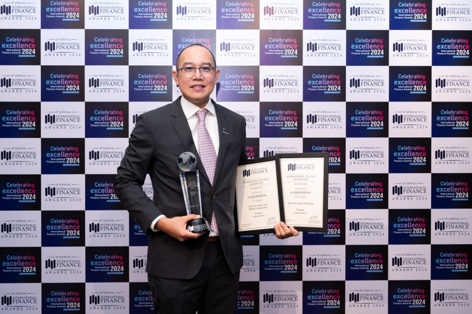 Ng&acirc;n h&agrave;ng KBank nhận &ldquo;c&uacute; đ&uacute;p&rdquo; giải thưởng tại International Finance Awards 2024- Ảnh 1.