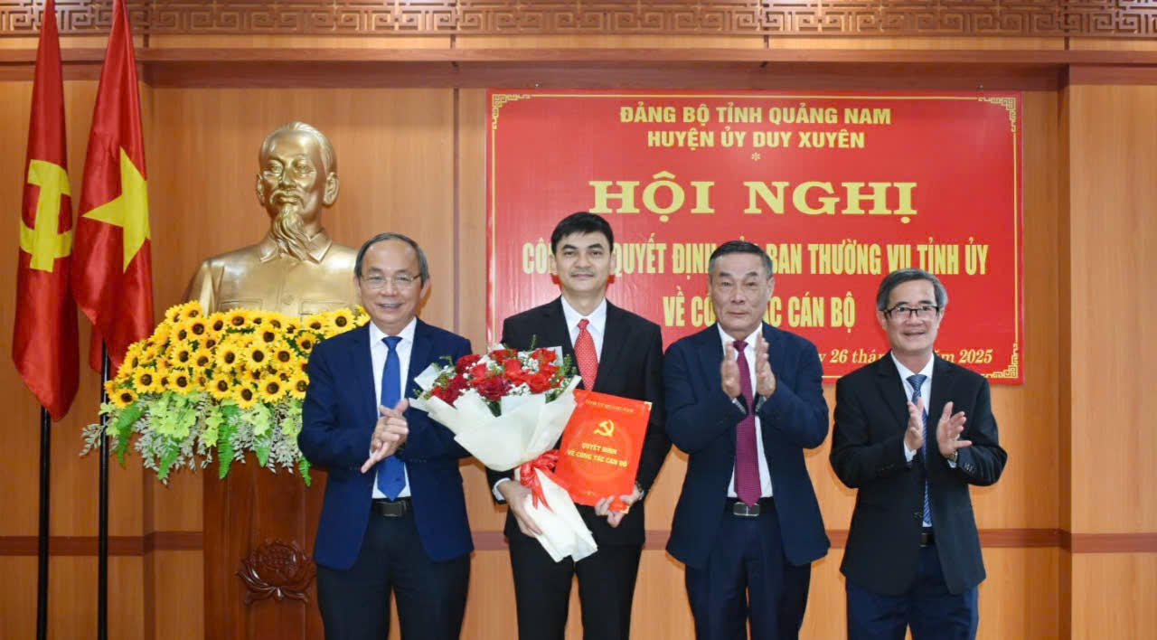 Quảng Nam: &Ocirc;ng Cao Thanh Hải l&agrave;m B&iacute; thư Huyện ủy Duy Xuy&ecirc;n - Ảnh 2.