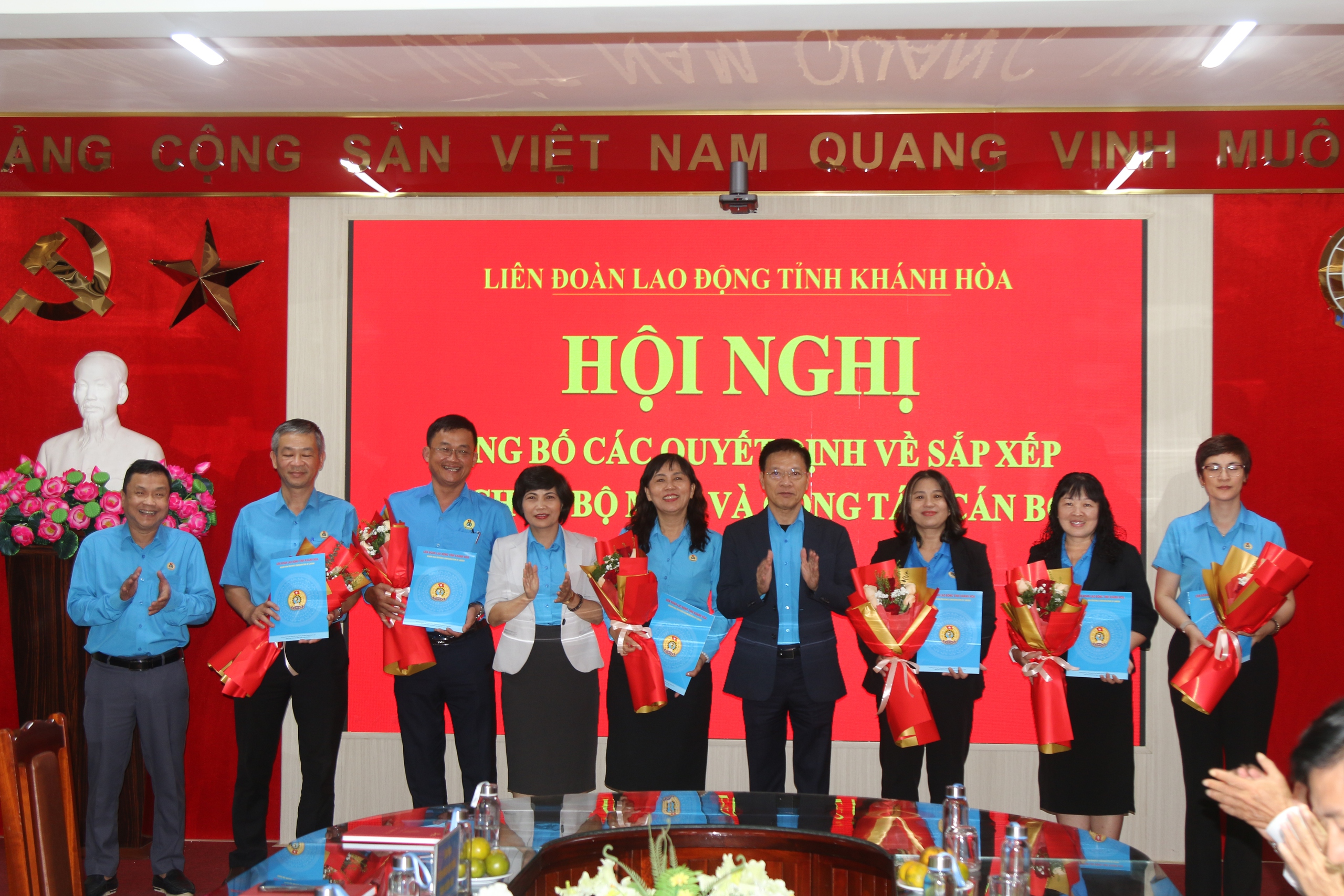 LĐLĐ Khánh Hoà hoàn thiện công tác sắp xếp tổ chức bộ máy- Ảnh 4.