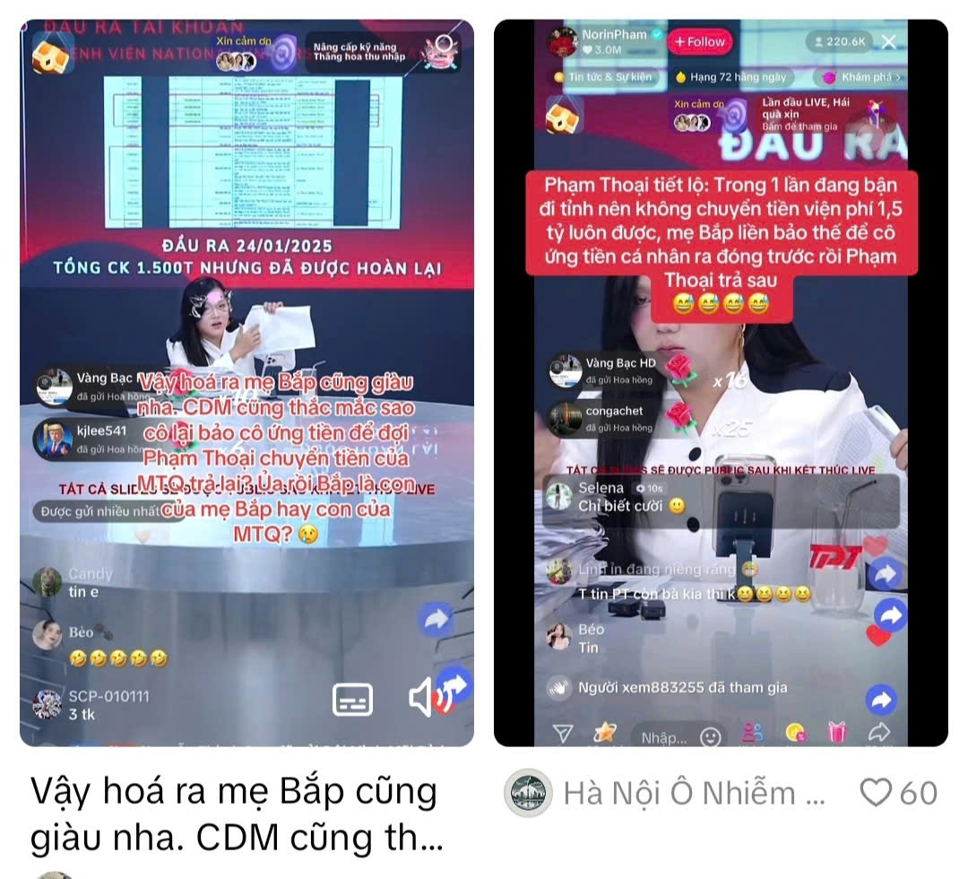Cư d&acirc;n mạng dậy s&oacute;ng sau phi&ecirc;n livestream sao k&ecirc; của Phạm Thoại- Ảnh 1.
