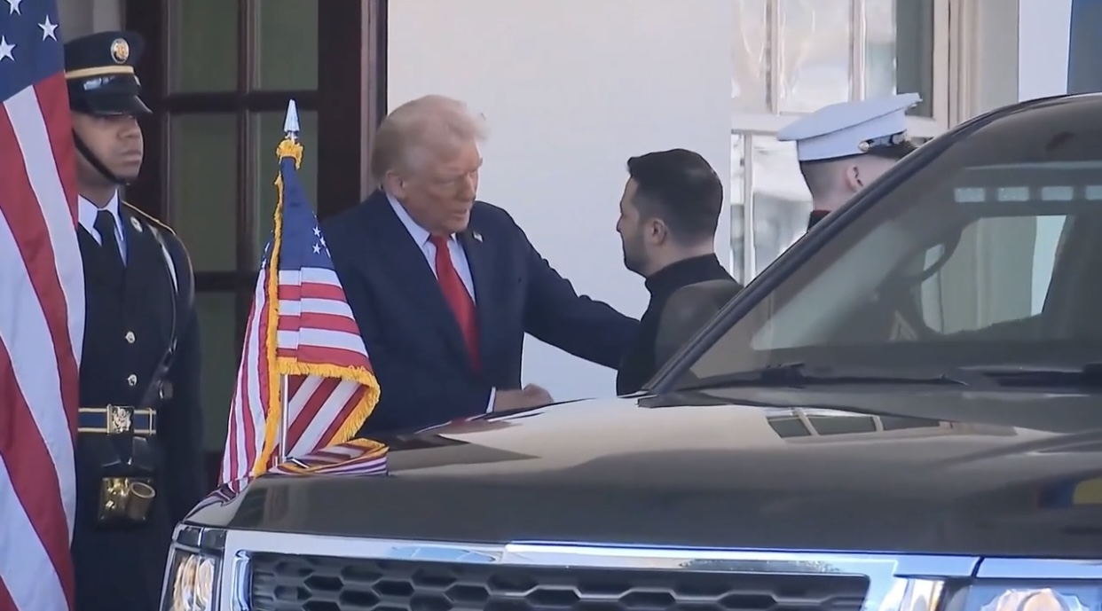 Tổng thống Donald Trump đ&oacute;n người đồng cấp Zelensky tại Nh&agrave; Trắng- Ảnh 1.