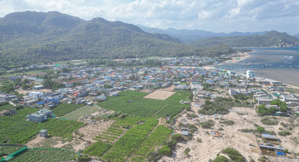 Th&ocirc;n Th&aacute;i An, x&atilde; Vĩnh Hải, huyện Ninh Hải - nơi quy hoạch nh&agrave; m&aacute;y điện hạt nh&acirc;n 2. Ảnh: HỢP PHỐ