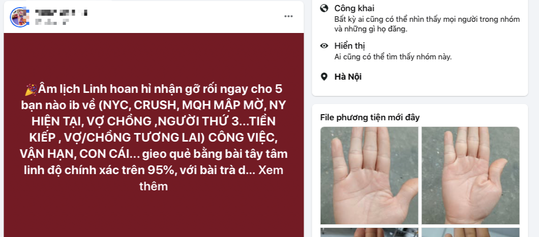Cảnh b&aacute;o "tiền mất tật mang" v&igrave; xem b&oacute;i, giải hạn online- Ảnh 1.