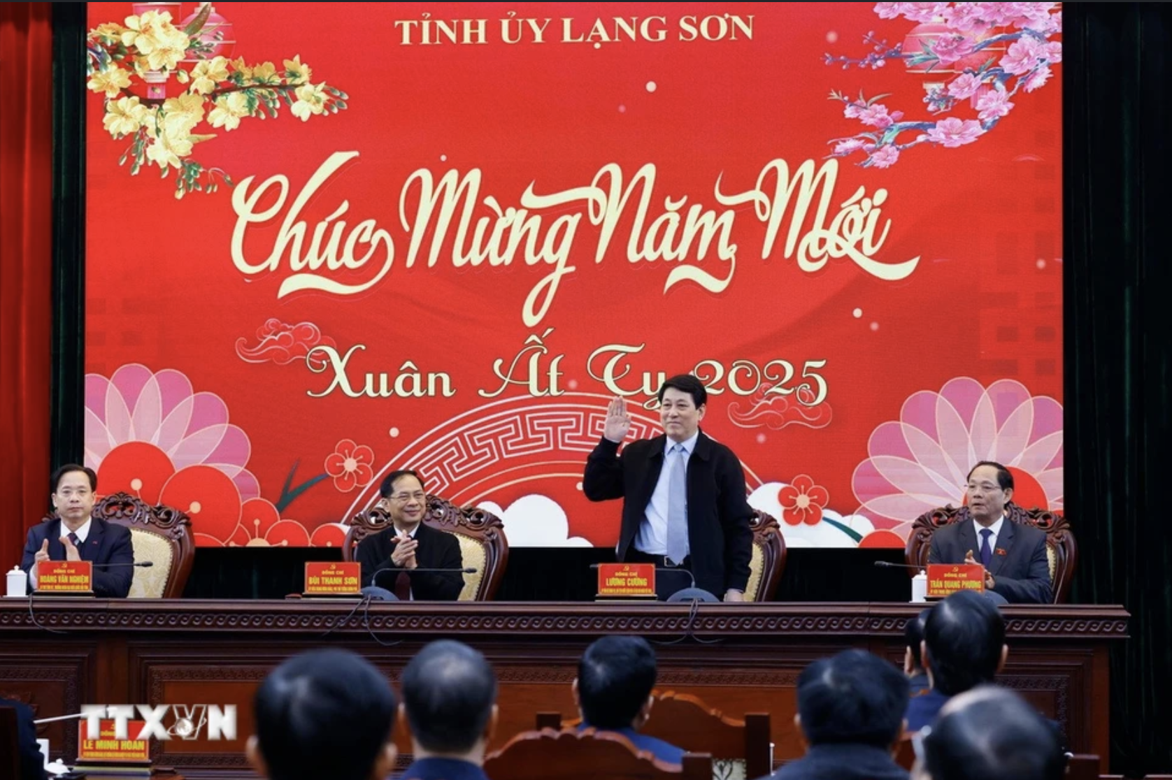 Chủ tịch nước Lương Cường thăm v&agrave; l&agrave;m việc với Tỉnh ủy Lạng Sơn- Ảnh 1.