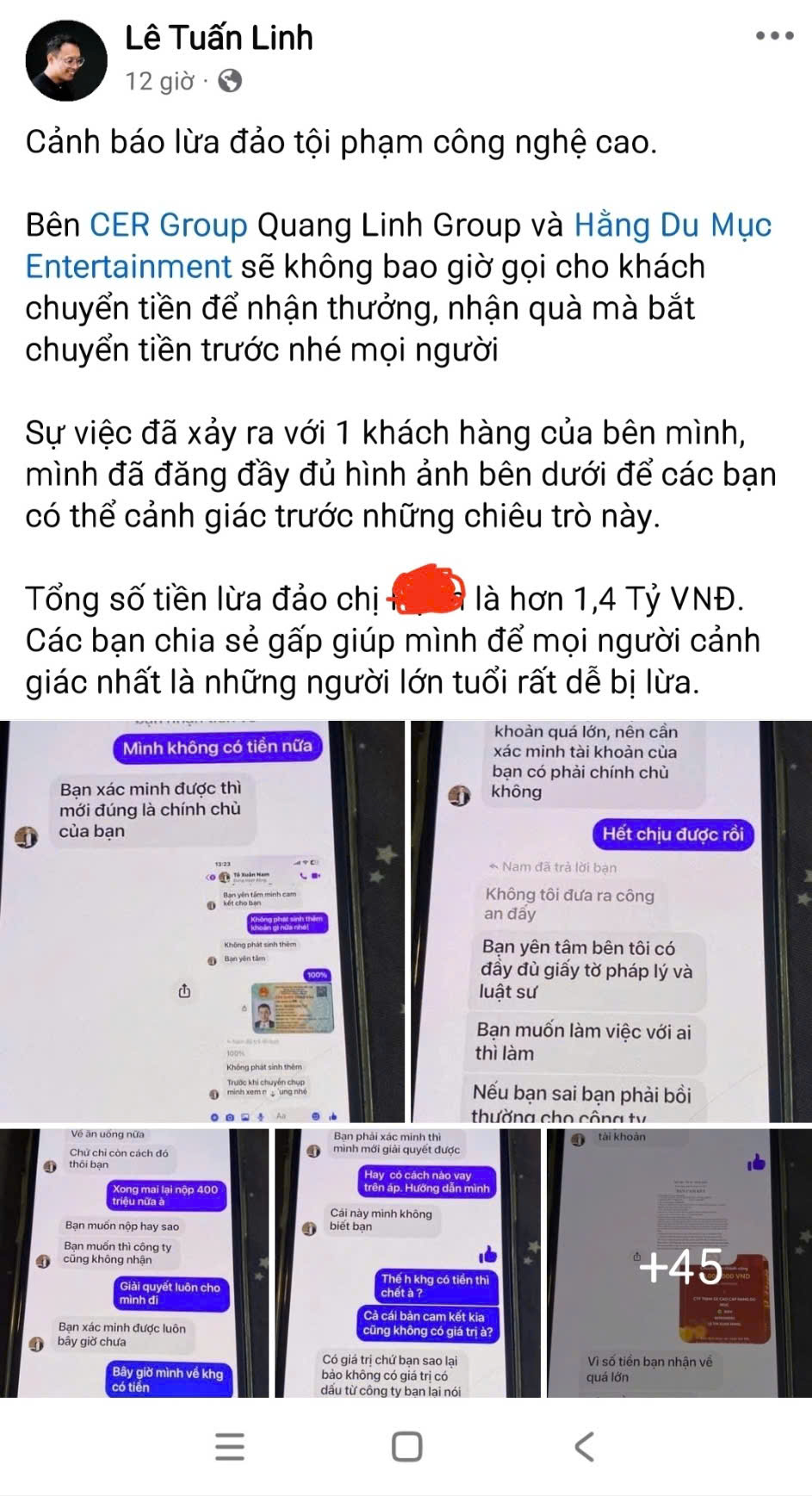 Tin lời người mạo danh “Hằng Du Mục” trên Facebook, một phụ nữ bị lừa hơn 1,4 tỉ đồng- Ảnh 3.