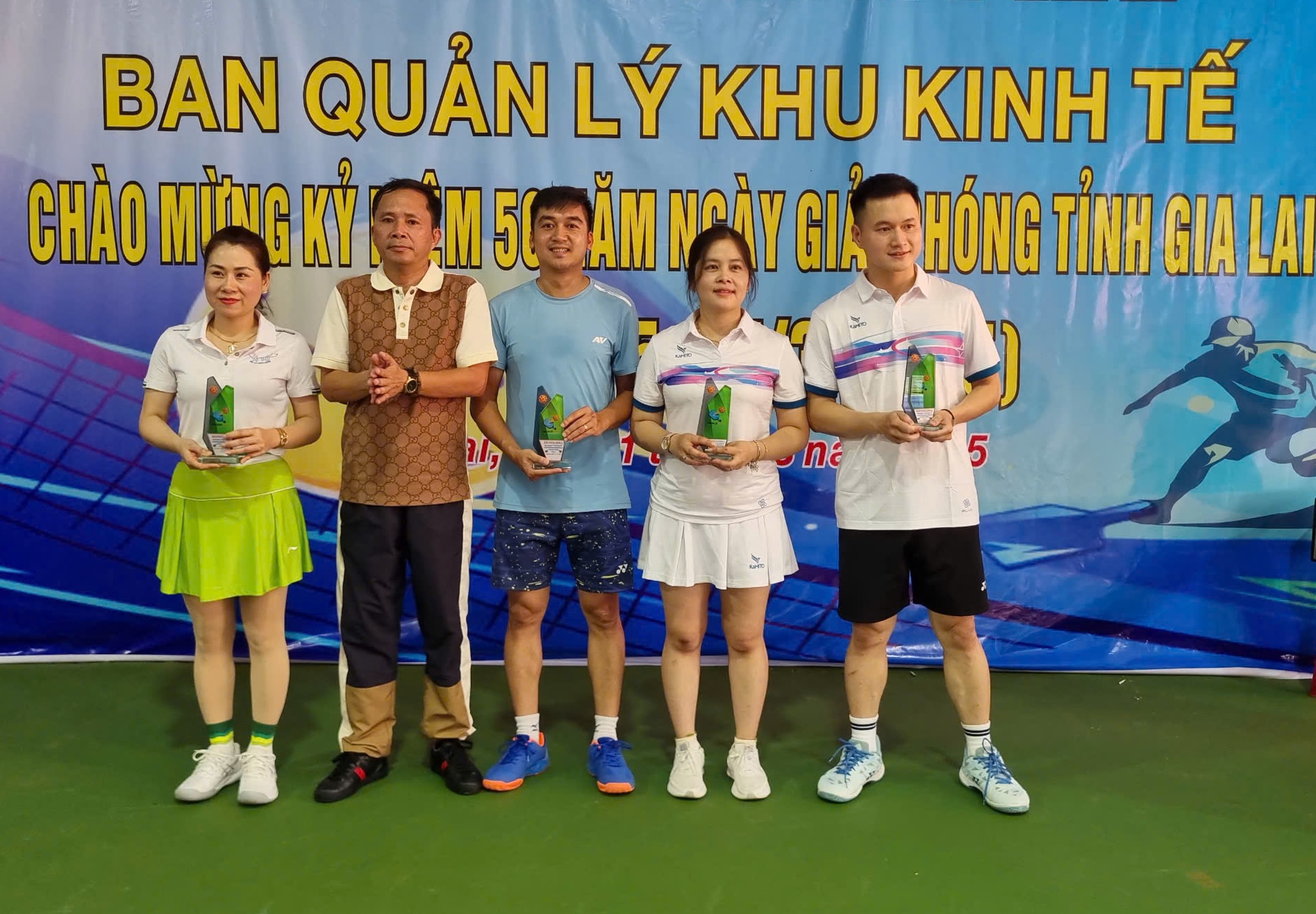 S&ocirc;i nổi giải Pickleball kỷ niệm 50 năm ng&agrave;y giải ph&oacute;ng tỉnh Gia Lai- Ảnh 3.