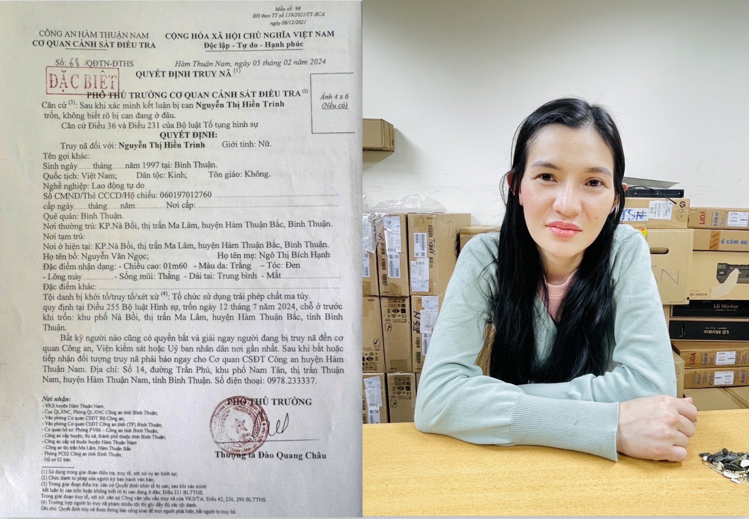 Bắt người phụ nữ trốn lệnh truy n&atilde; đặc biệt tại s&acirc;n bay T&acirc;n Sơn Nhất- Ảnh 1.